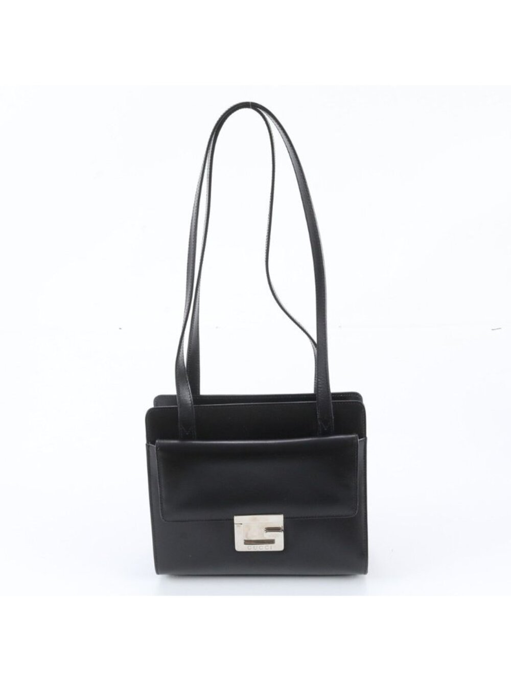 Gucci Leather Shoulder Bag Hand Black
